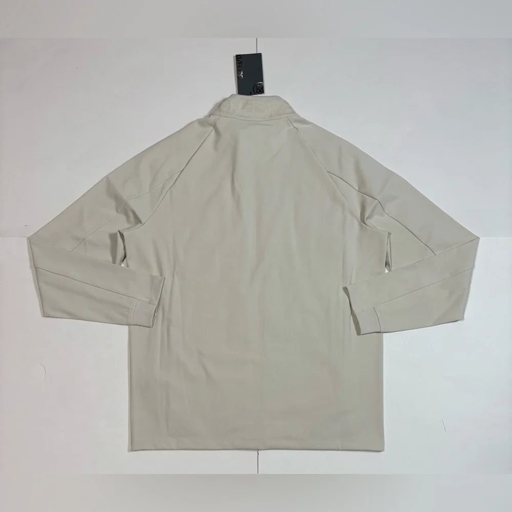 G/FORE Hybrid Performance Full Zip Stretch Nylon Golf Jacket pocket Stone size M